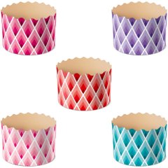 Форма для кулича "Геометрия" D70 H85 мм 10 шт pmK11085сGM