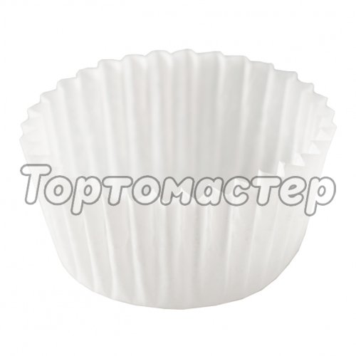 Капсула бумажная Белая D30 H15 100 шт 3D - 45 W.2000, 30*15 бел.  G