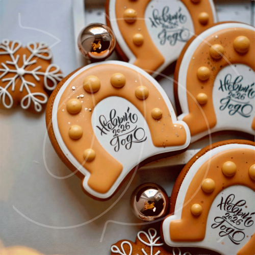 Вырубка пластиковая "Подкова" 9 см 1362