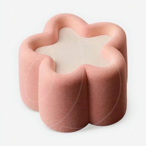 Форма силиконовая "Пирожное звёздочка" 6х3,5 см 6 шт 