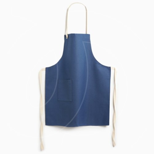 Фартук хлопковый/лён Синий 10300766