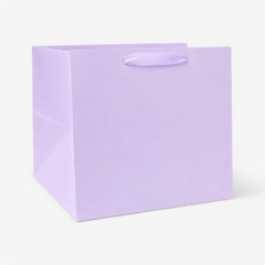 Пакет бумажный для торта Фиолетовый 22х22х22 см 
