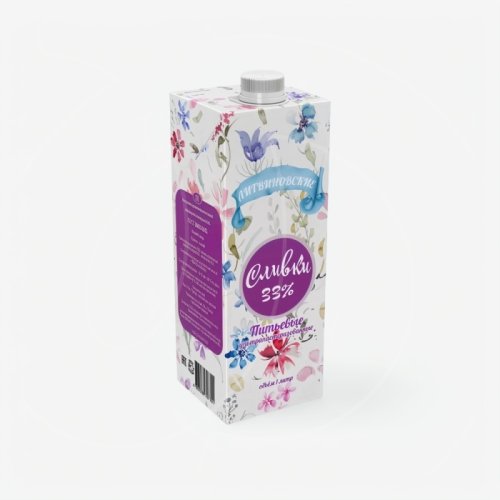 Сливки ультрапастеризованные для взбивания Литвиновские 33% 1 л 