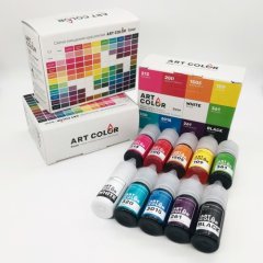 Набор красителей пищевых гелевых водорастворимых Art Color Base 10 шт BASE-11474-010