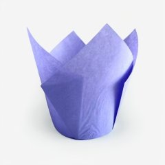 Капсула бумажная тюльпан Сиреневый D50 H80 1 шт , 7 ₽ Капсула бумажная тюльпан Сиреневый D50 H80 1 шт