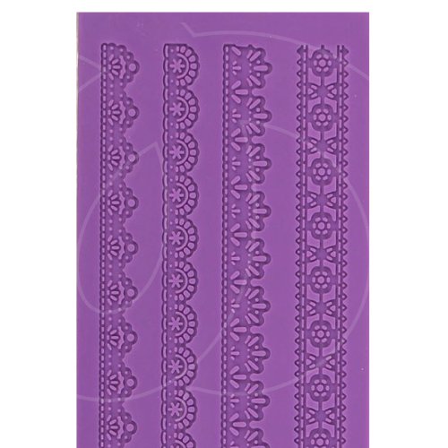 Коврик силиконовый для кружева Узкие бордюры 1057259