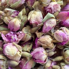 Розы сушёные Бутоны жёлто-малиновые 20 г 
