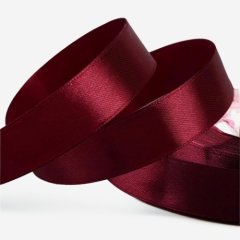 Лента для декора и упаковки атласная Бордовая 1,2 см 23 м арт008354