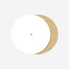 Подложка под торт с отверстием ЛХДФ Белая 3 мм 42 см 