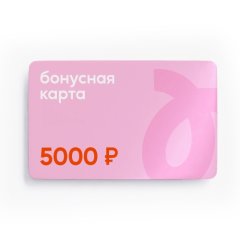 Сертификат подарочный Tortomaster на 5000 руб 