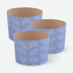 Форма для кулича "Перышко голубое" D90 H90 1 шт 