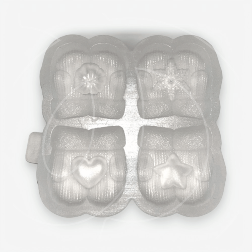 Молд силиконовый "Варежки" 3,8х3,8 см 										