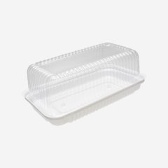 Контейнер пластиковый с крышкой 25х14х8 см 