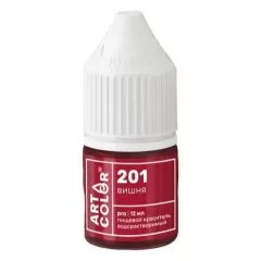Краситель пищевой гелевый водорастворимый Art Color "Pro 201 Вишня" 12 мл 