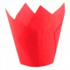 Капсула тюльпан Красная D50 H80 мм 1 шт TULIP R 50*80 E    716050PRE_R, б-32