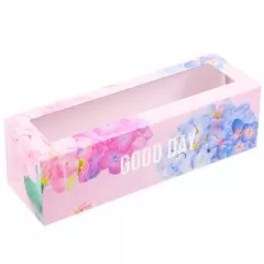 Коробка для макарон с окном "Good day" 3400715