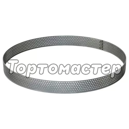 Форма металлическая для выпечки Кольцо перфорированное PEKU H2 D22 см КП/2/22